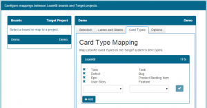 LeanKit Integration Card Types