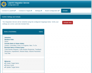 LeanKit Integration Activate