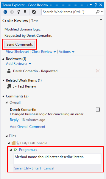 Code Reviews with Visual Studio - CodeOpinion