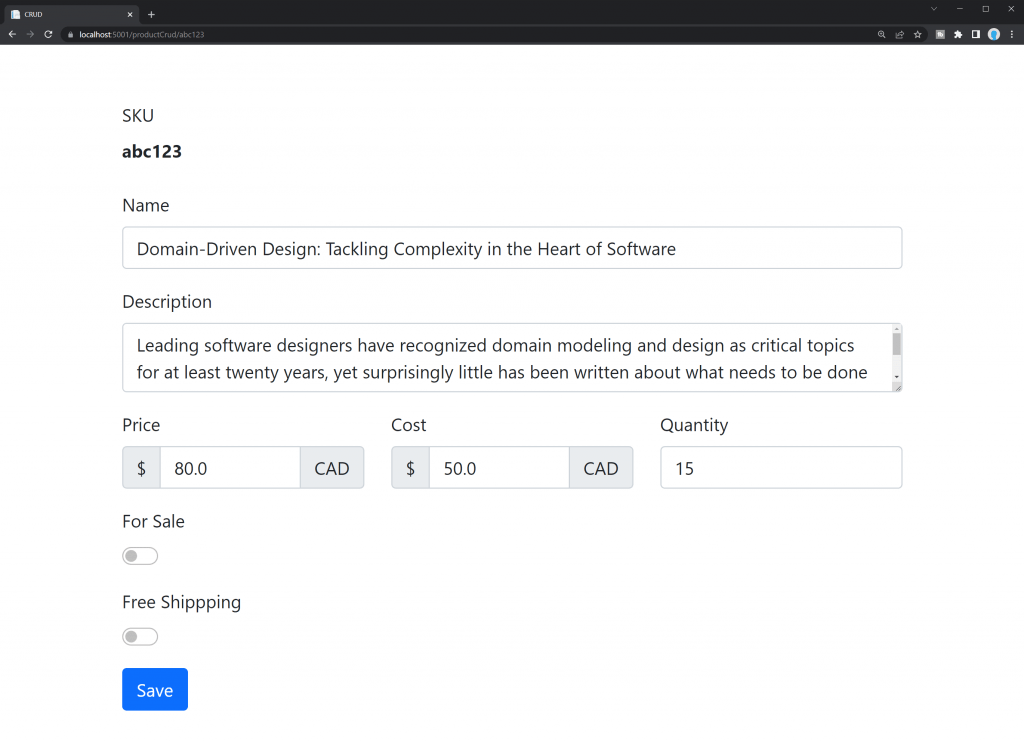 CRUD API + Complexity = Death by a 1000 Papercuts